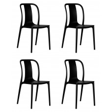 Набор 4 шт Стул обеденный DOBRIN ADAM (черный)