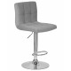 Набор 2 шт Стул барный DOBRIN CANDY (серый велюр (MJ9-75)) - купить в Екатеринбурге, в наличии