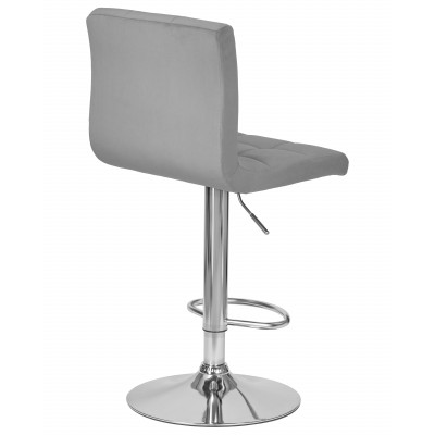 Набор 2 шт Стул барный DOBRIN CANDY (серый велюр (MJ9-75)) - купить в Екатеринбурге, в наличии