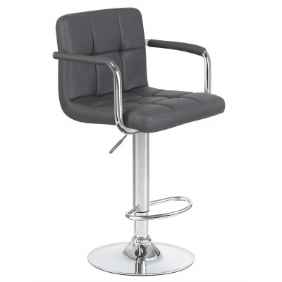 Набор 2 шт Стул барный DOBRIN KRUGER ARM (серый) - купить в Екатеринбурге, в наличии