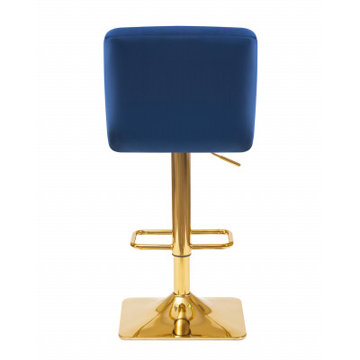 Набор 2 шт Стул барный DOBRIN GOLDIE (синий велюр (MJ9-117))