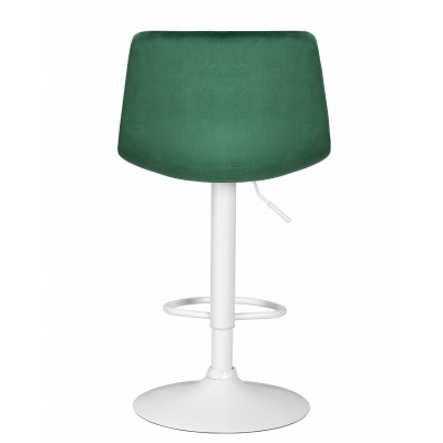 Стул барный DOBRIN TAILOR WHITE (зеленый велюр (MJ9-88))