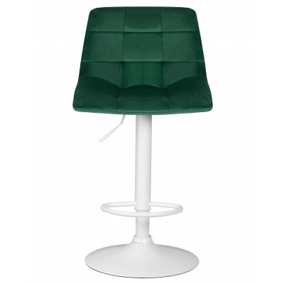 Стул барный DOBRIN TAILOR WHITE (зеленый велюр (MJ9-88))