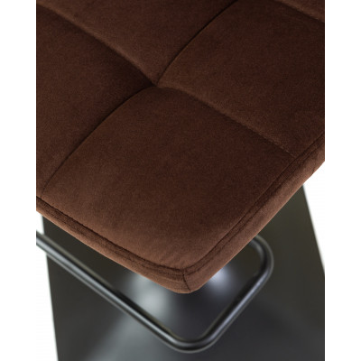 Набор 2 шт Стул барный DOBRIN DOMINIC (шоколадный велюр (MJ9-111)) - купить в Екатеринбурге, в наличии