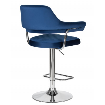 Набор 2 шт Стул барный DOBRIN CHARLY (синий велюр (MJ9-117)) - купить в Екатеринбурге, в наличии