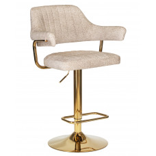 Стул барный DOBRIN CHARLY GOLD (бежевый твид (LEO26))
