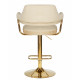 Набор 2 шт Стул барный DOBRIN CHARLY GOLD (бежевый велюр (MJ9-10))