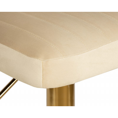 Набор 2 шт Стул барный DOBRIN CHARLY GOLD (бежевый велюр (MJ9-10))