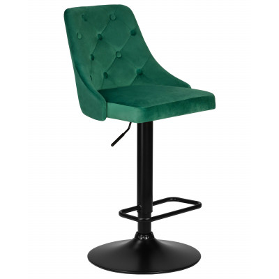 Стул барный DOBRIN JOSEPH BLACK (зеленый велюр (MJ9-88)) - купить в Екатеринбурге, в наличии