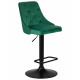 Стул барный DOBRIN JOSEPH BLACK (зеленый велюр (MJ9-88)) - купить в Екатеринбурге, в наличии