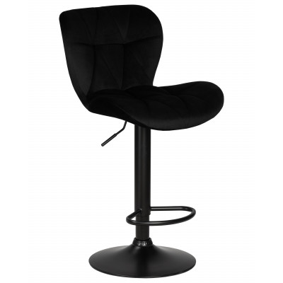 Набор 2 шт Стул барный DOBRIN BARNY BLACK (черный велюр (MJ9-101)) - купить в Екатеринбурге, в наличии