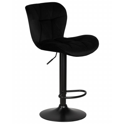 Набор 2 шт Стул барный DOBRIN BARNY BLACK (черный велюр (MJ9-101)) - купить в Екатеринбурге, в наличии