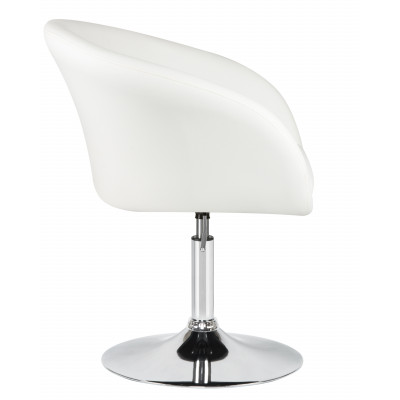 Кресло дизайнерское DOBRIN EDISON (белый) - купить в Екатеринбурге, в наличии