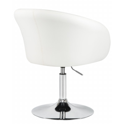 Кресло дизайнерское DOBRIN EDISON (белый) - купить в Екатеринбурге, в наличии