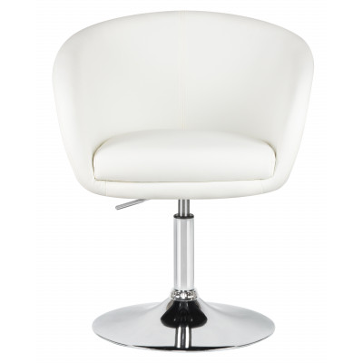 Кресло дизайнерское DOBRIN EDISON (белый) - купить в Екатеринбурге, в наличии