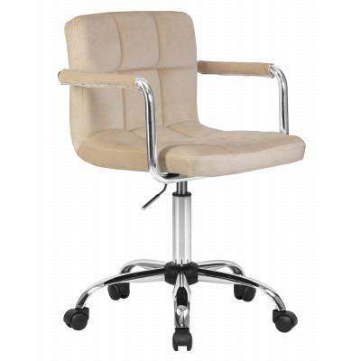 Офисное кресло для персонала DOBRIN TERRY (бежевый велюр (MJ9-10)) - купить в Екатеринбурге, в наличии
