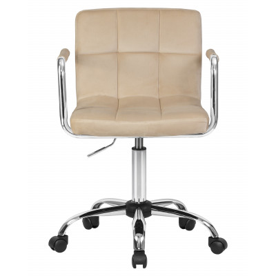 Офисное кресло для персонала DOBRIN TERRY (бежевый велюр (MJ9-10)) - купить в Екатеринбурге, в наличии
