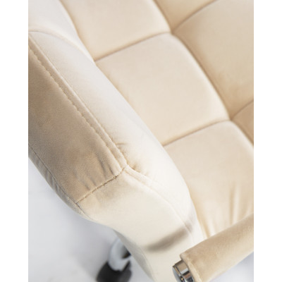 Офисное кресло для персонала DOBRIN TERRY (бежевый велюр (MJ9-10)) - купить в Екатеринбурге, в наличии