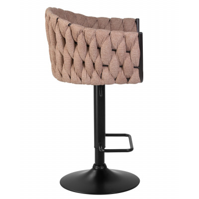 Набор 2 шт Стул барный DOBRIN LEON (коричневая ткань (LAR 275-3)) - купить в Екатеринбурге, в наличии