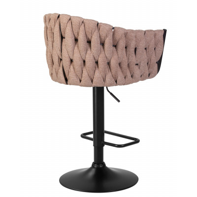 Набор 2 шт Стул барный DOBRIN LEON (коричневая ткань (LAR 275-3)) - купить в Екатеринбурге, в наличии