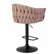 Набор 2 шт Стул барный DOBRIN LEON (коричневая ткань (LAR 275-3)) - купить в Екатеринбурге, в наличии