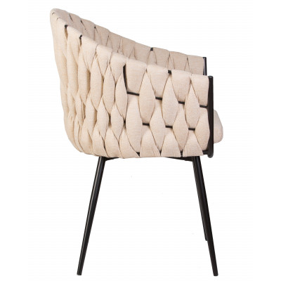 Стул обеденный DOBRIN MATILDA (бежевая ткань (LAR 275-1)) - купить в Екатеринбурге, в наличии