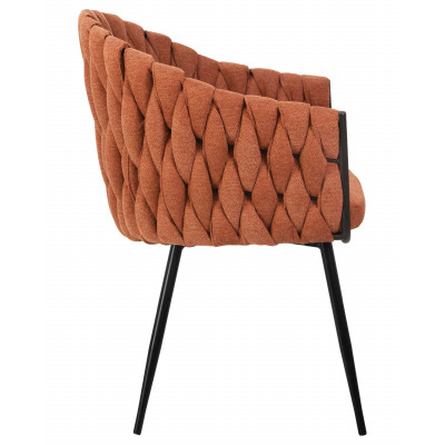 Набор 2 шт Стул обеденный DOBRIN MATILDA (оранжевая ткань (LAR 275-27)) - купить в Екатеринбурге, в наличии