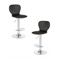 Набор 2 шт Стул барный DOBRIN ELISA (чёрный)