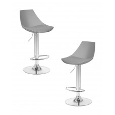 Набор 2 шт Стул барный DOBRIN ROCKY (серый)