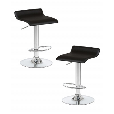 Набор 2 шт Стул барный DOBRIN TOMMY (чёрный)