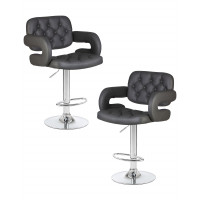 Набор 2 шт Стул барный DOBRIN TIESTO (серый)