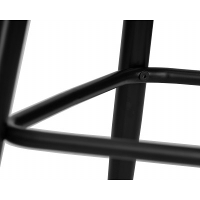 Набор 2 шт Стул барный DOBRIN NICOLE (черные матовые ножки, светло-серый велюр (108-52)) - купить в Екатеринбурге, в наличии