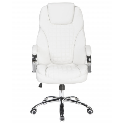 Офисное кресло для руководителей DOBRIN CHESTER (белый) - купить в Екатеринбурге, в наличии