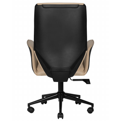 Офисное кресло для руководителей DOBRIN MAXWELL (кремово-черный)