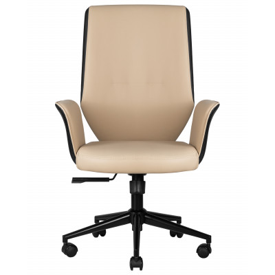 Офисное кресло для руководителей DOBRIN MAXWELL (кремово-черный)