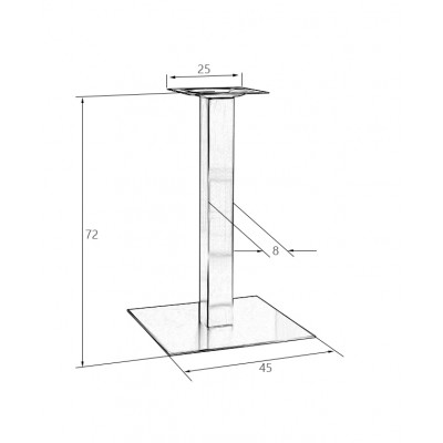Подстолье обеденное DOBRIN EVAN - купить в Екатеринбурге, в наличии