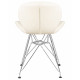 Набор 2 шт Стул обеденный DOBRIN BUTTERFLY CHROME (ножки хром, цвет кремовый) - купить в Екатеринбурге, в наличии