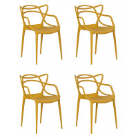 Набор 4 шт Стул обеденный DOBRIN MASTERS (горчичный (Y-03))