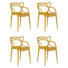 Набор 4 шт Стул обеденный DOBRIN MASTERS (горчичный (Y-03))