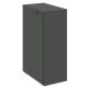 Onix Тумба 4 ящика завершающая, левая O.R-TV-4 (L) Антрацит 436*767*1185
