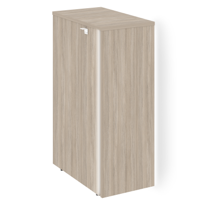 Оникс Тумба с подсветкой 4 ящика завершающая, левая O.R-TV-4.S (L) Дуб Аттик 436*767*1185