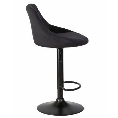 Набор 2 шт Стул барный DOBRIN LOGAN BLACK (черный велюр (MJ9-101))