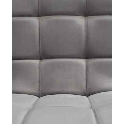 Набор 2 шт Стул барный DOBRIN KRUGER ARM (серый велюр (MJ9-75))