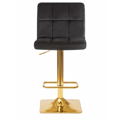 Набор 2 шт Стул барный DOBRIN GOLDIE (черный велюр (MJ9-101))