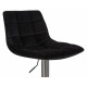 Стул барный DOBRIN TAILOR (черный велюр (MJ9-101))