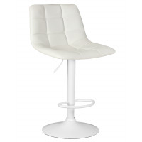 Стул барный DOBRIN TAILOR WHITE (белый PU)