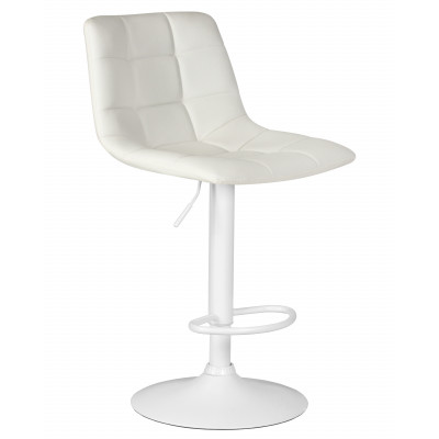 Стул барный DOBRIN TAILOR WHITE (белый PU) - купить в Екатеринбурге, в наличии