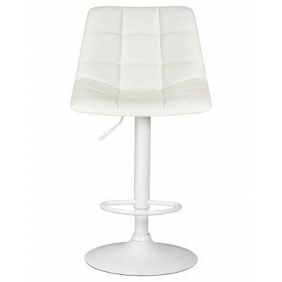 Стул барный DOBRIN TAILOR WHITE (белый PU) - купить в Екатеринбурге, в наличии