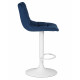 Набор 2 шт Стул барный DOBRIN TAILOR WHITE (синий велюр (MJ9-117))