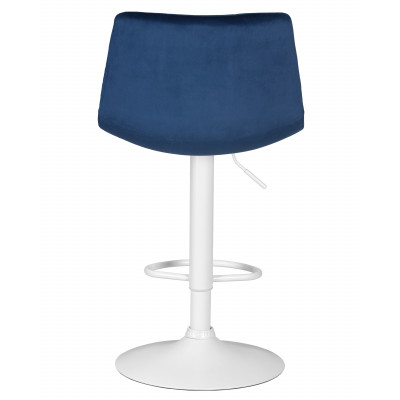Набор 2 шт Стул барный DOBRIN TAILOR WHITE (синий велюр (MJ9-117))